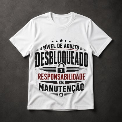 Camiseta Adulto Desbloqueado