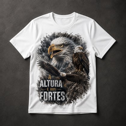 Camiseta Águia, Força, Natureza