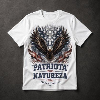 Camiseta Águia Patriota EUA