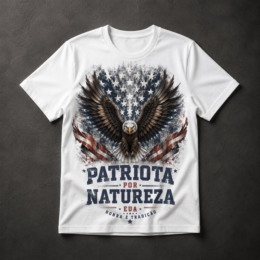 Camiseta Águia Patriota EUA