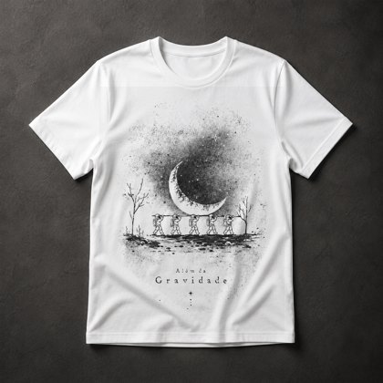 Camiseta Além da Gravidade