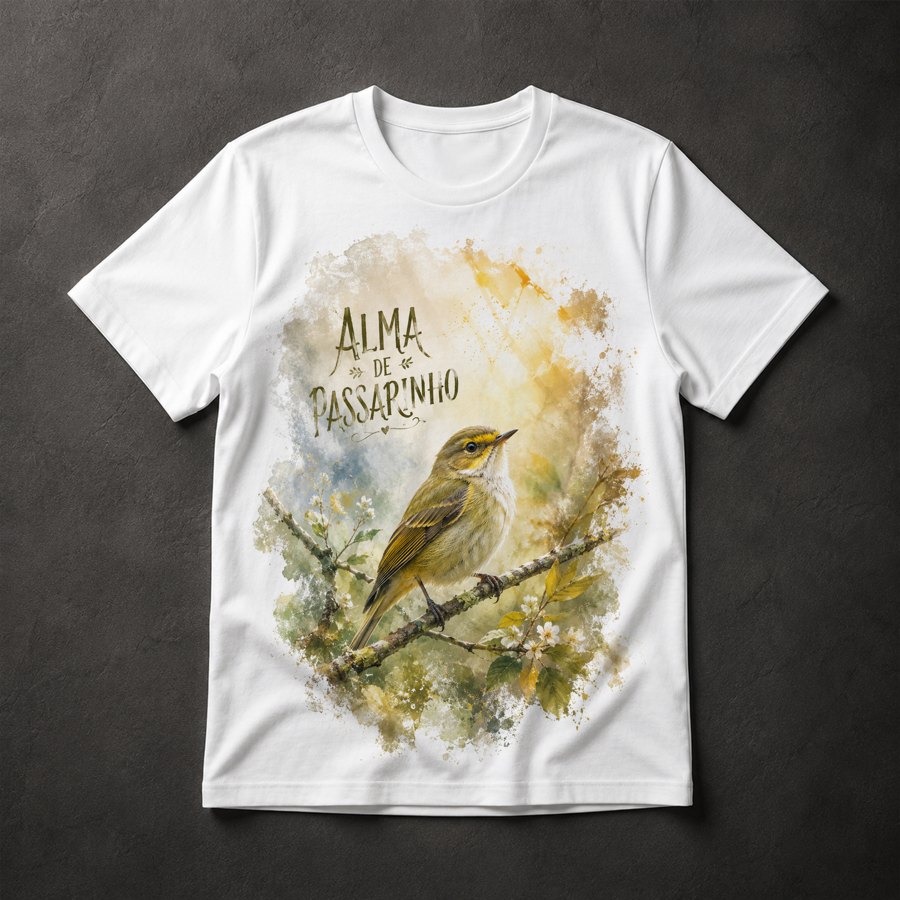 Camiseta Alma de Passarinho