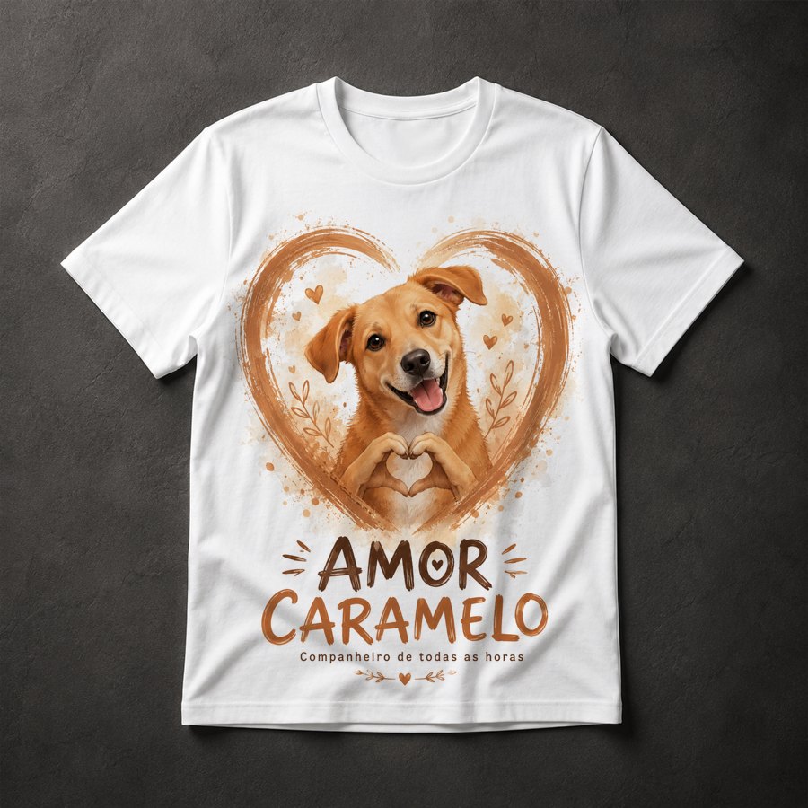 Camiseta Amor Caramelo