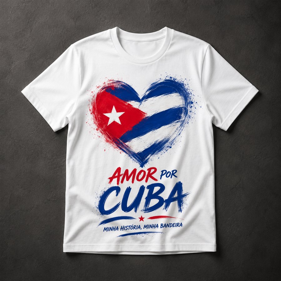 Camiseta patriotismo Cuba