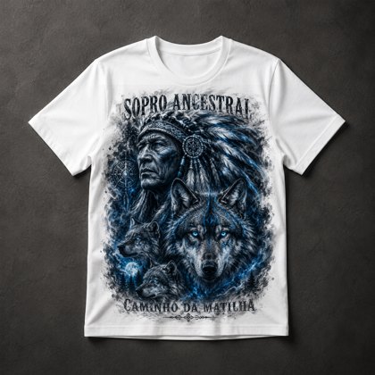 Camiseta Lobo Indígena