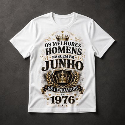 Camiseta Aniversário Junho 1976