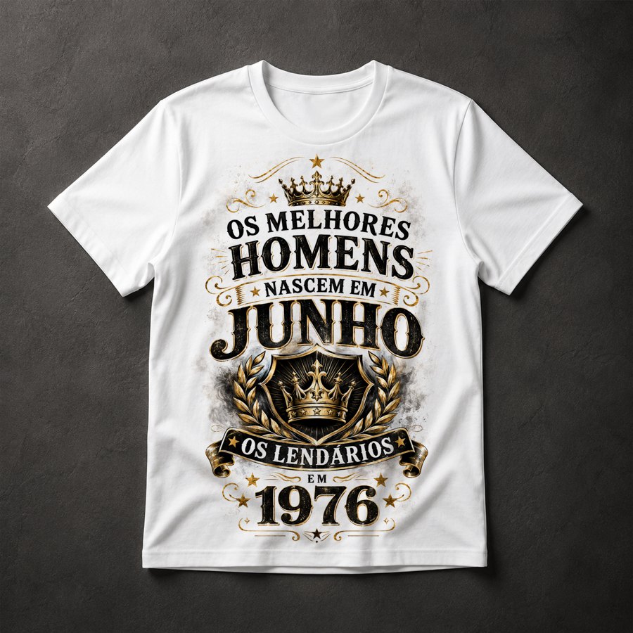 Camiseta Aniversário Junho 1976