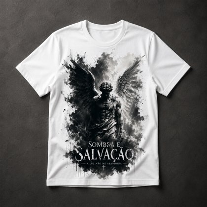 Camiseta Anjo Sombra e Salvação