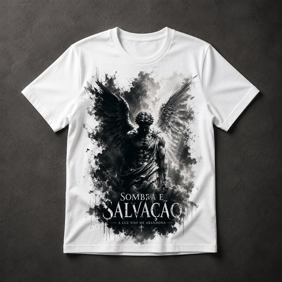 Camiseta Anjo Sombra e Salvação