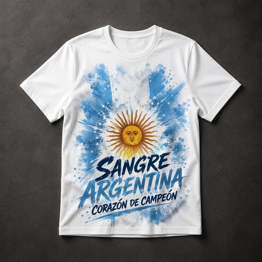 Camiseta Argentina Campeã