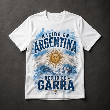 Camiseta Argentina Patriótico