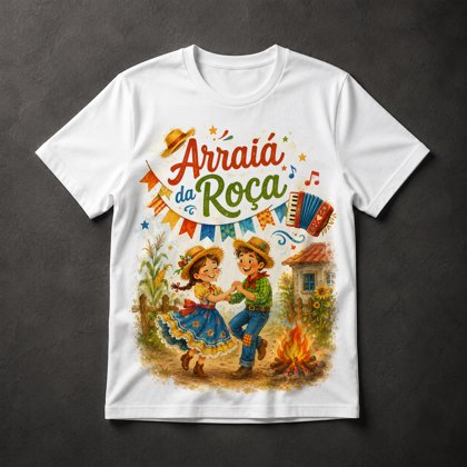 Camiseta Arraiá da Roça