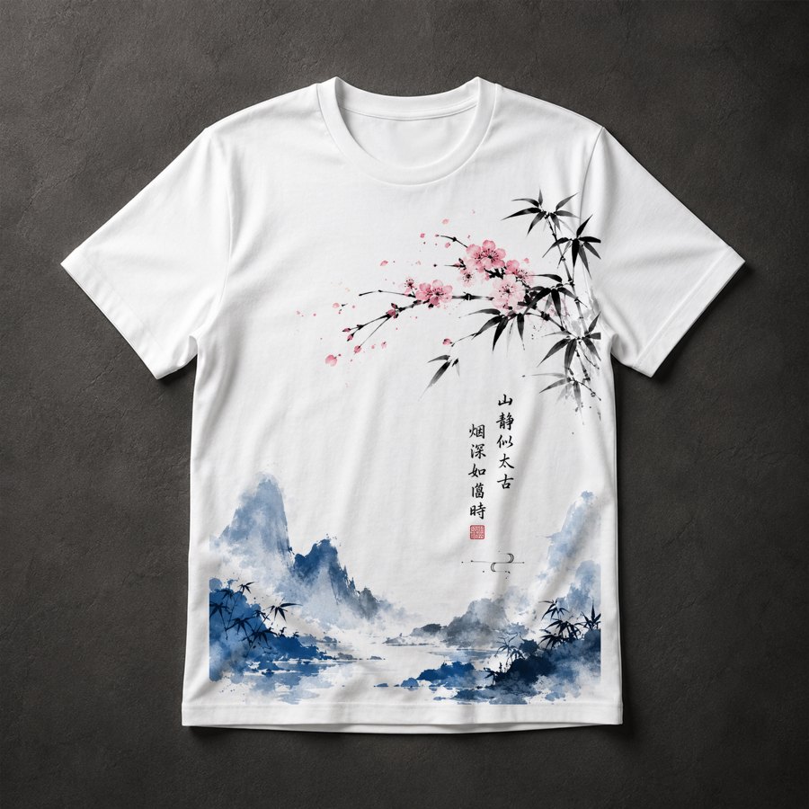 Camiseta Arte Oriental