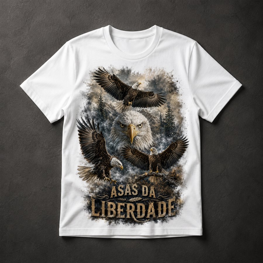 Camiseta Asas da Liberdade
