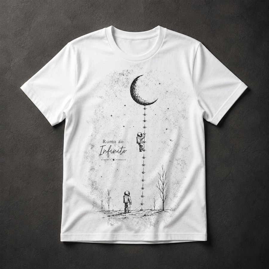 Camiseta Astronauta Lua