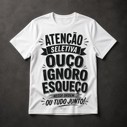Camiseta Atenção Seletiva