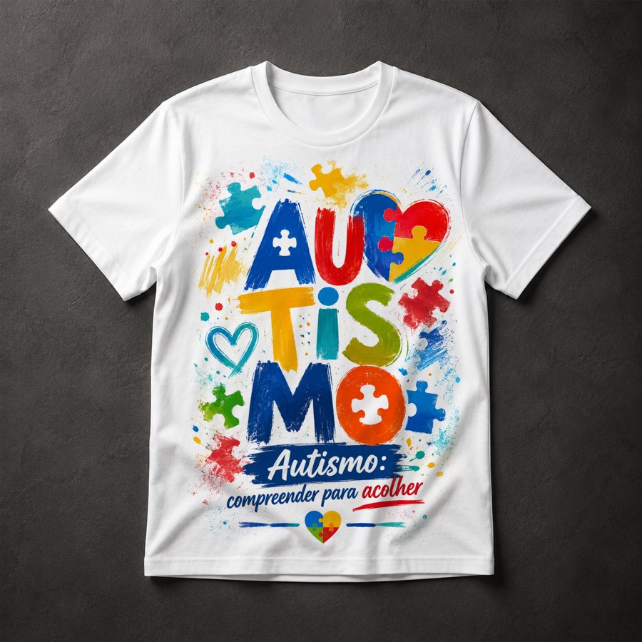 Camiseta Autismo Inclusão