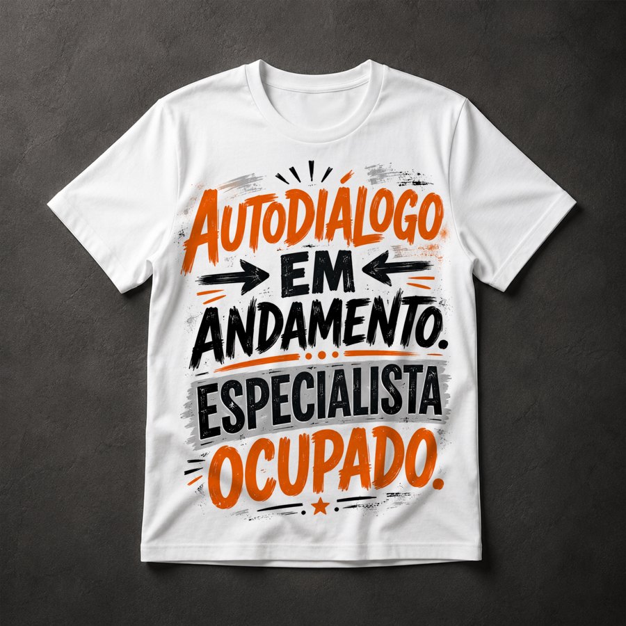 Camiseta humor autoconhecimento