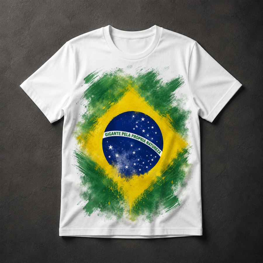 Camiseta Bandeira Brasil