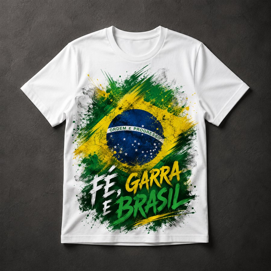 Camiseta Patriotismo Brasil