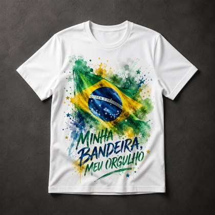 Camiseta Bandeira Brasil