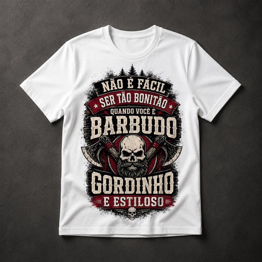 Camiseta Barbudo Estiloso