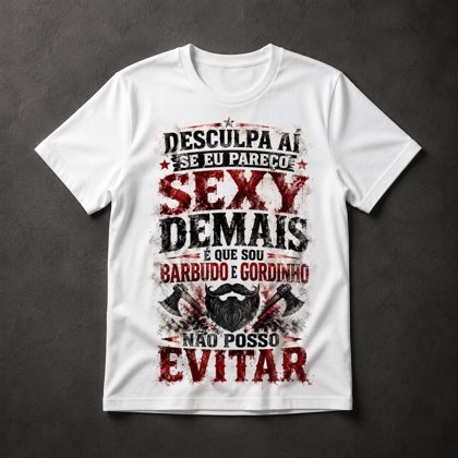 Camiseta Barbudo Gordinho