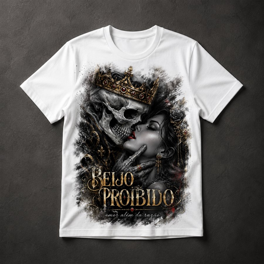 Camiseta Beijo Proibido