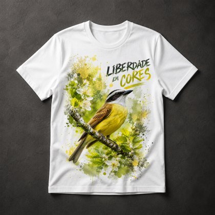 Camiseta Bem-te-vi Liberdade