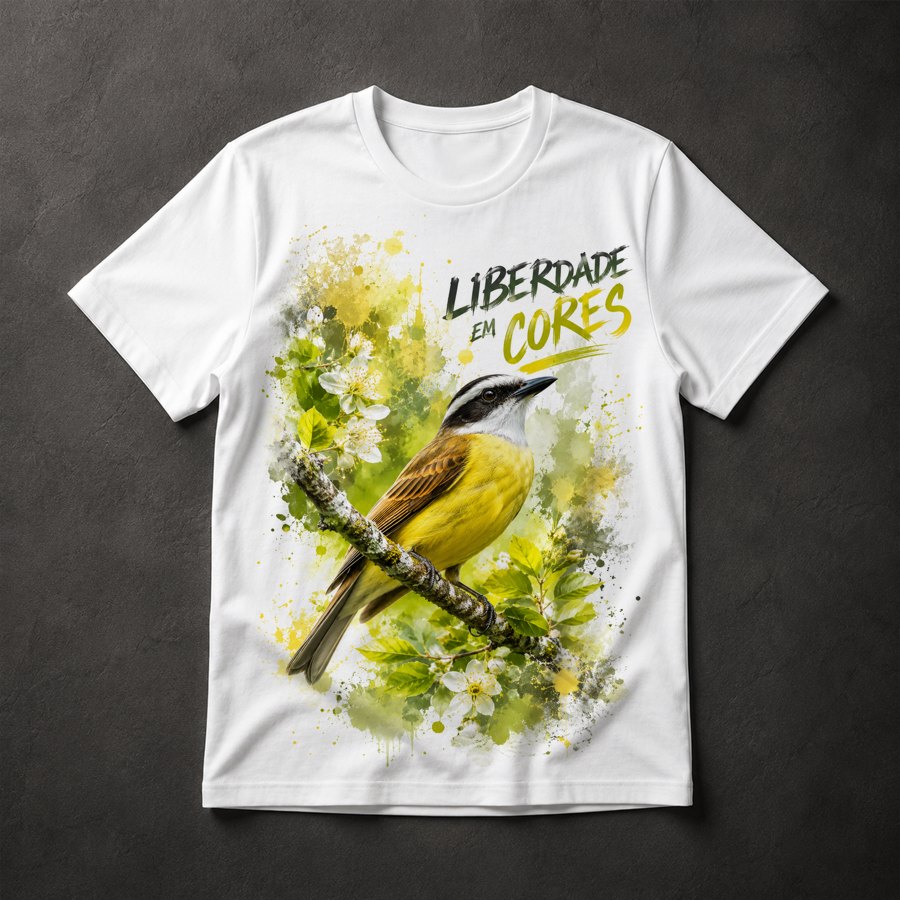 Camiseta Bem-te-vi Liberdade