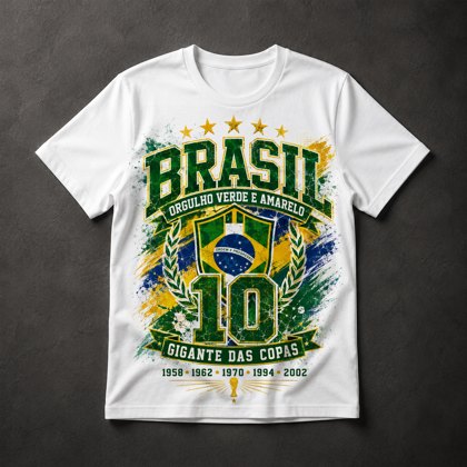 Camiseta Brasil Copa do Mundo