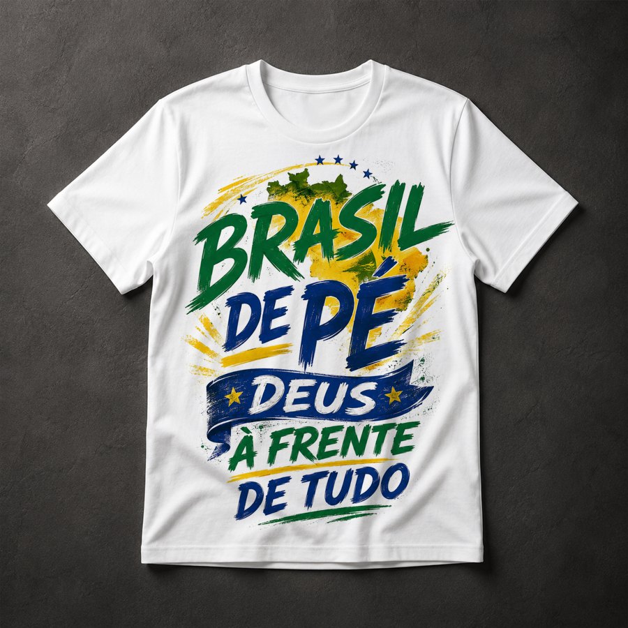 Camiseta Brasil de Pé