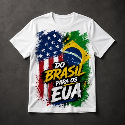 Camiseta Brasil EUA