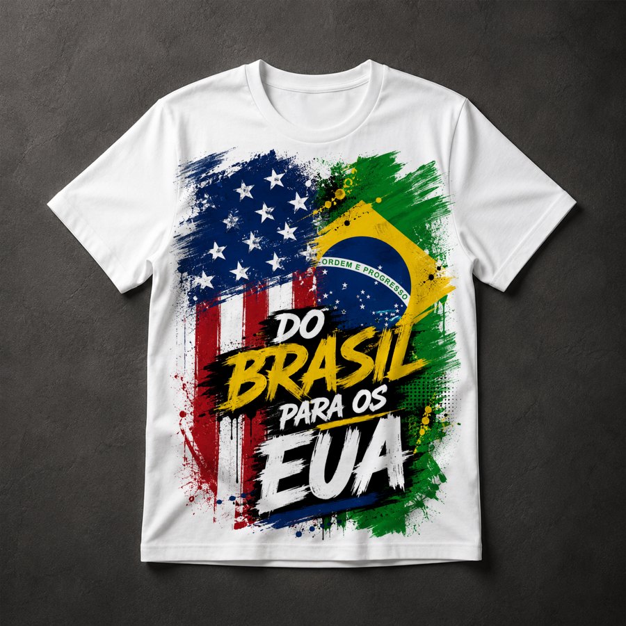 Camiseta Brasil EUA