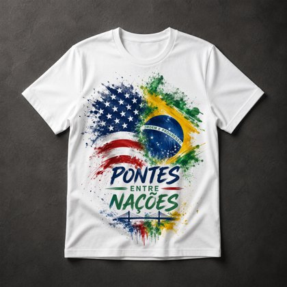 Camiseta Brasil Estados Unidos