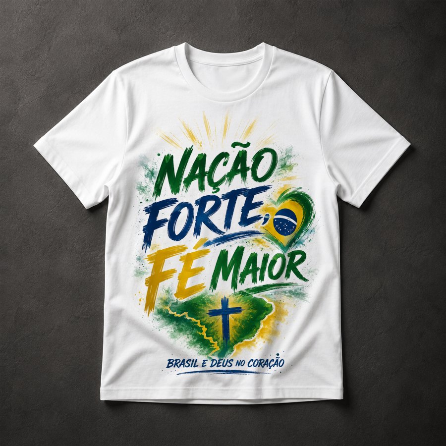 Camiseta Brasil Fé