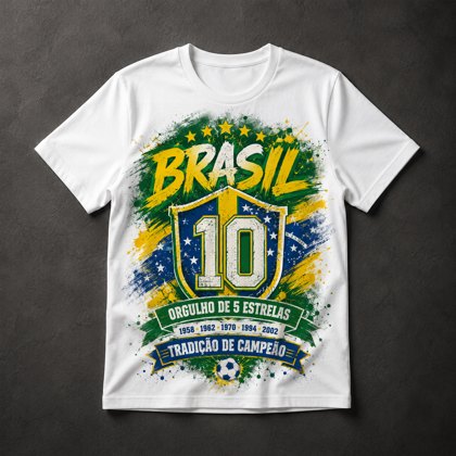 Camiseta Brasil Futebol