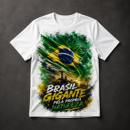 Camiseta Brasil Patriótico