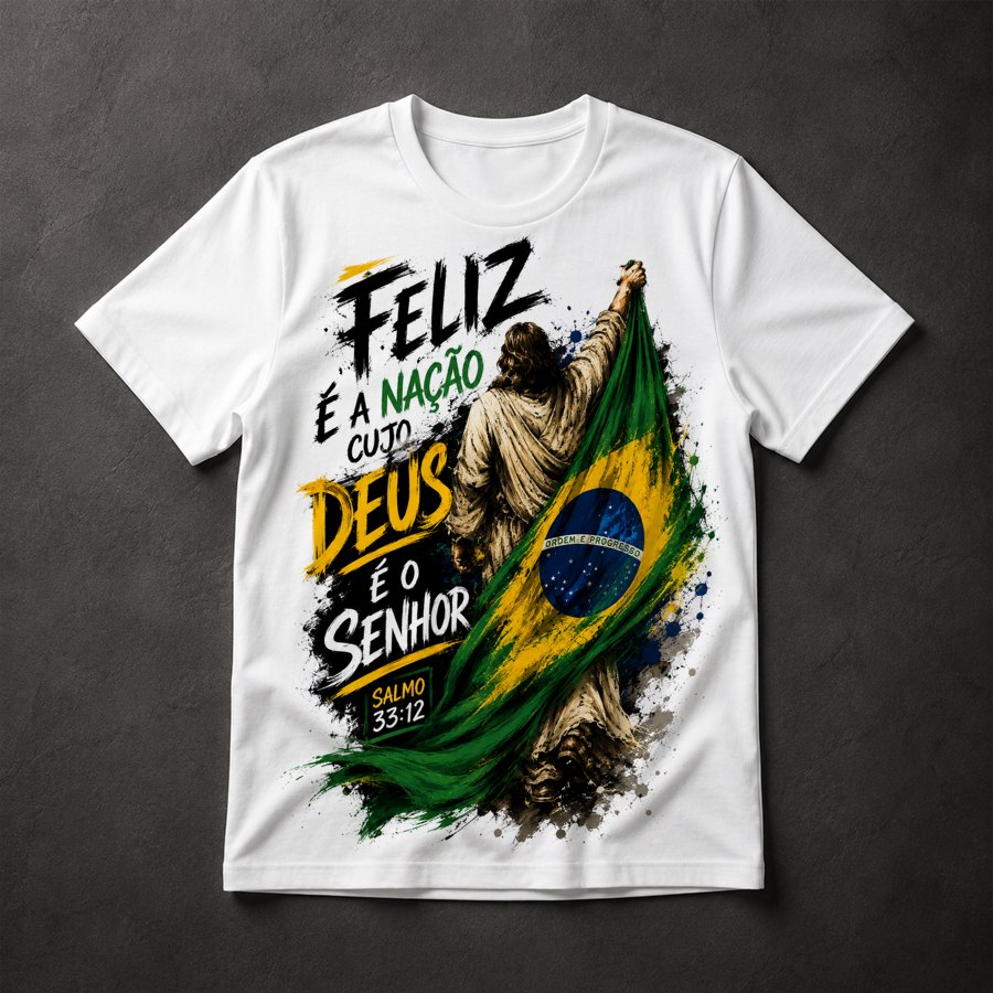 Camiseta Fé Patriotismo