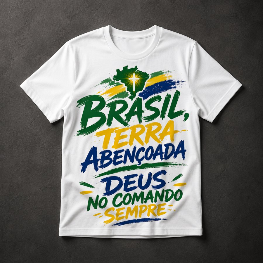 Camiseta Brasil Terra Abençoada