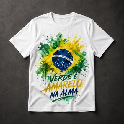 Camiseta Patriotismo Brasil