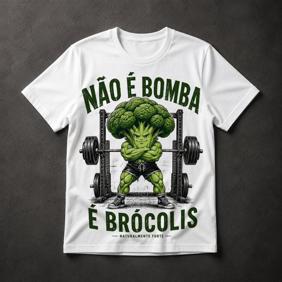 Camiseta Brócolis Forte