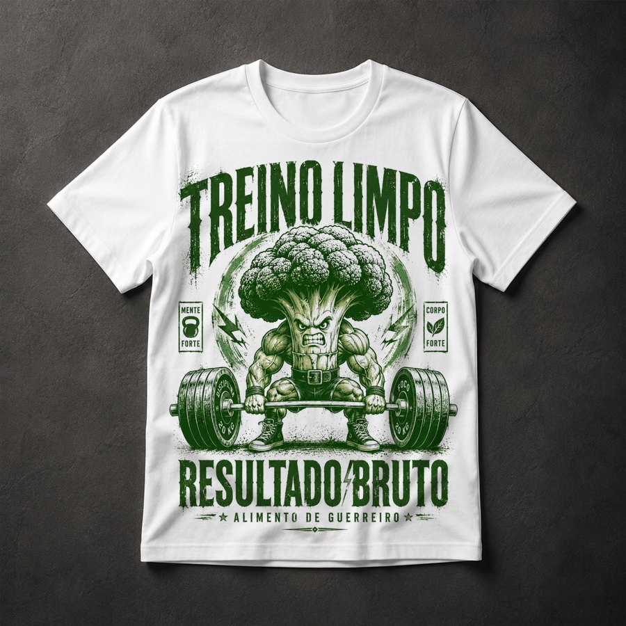 Camiseta Brócolis Lutador