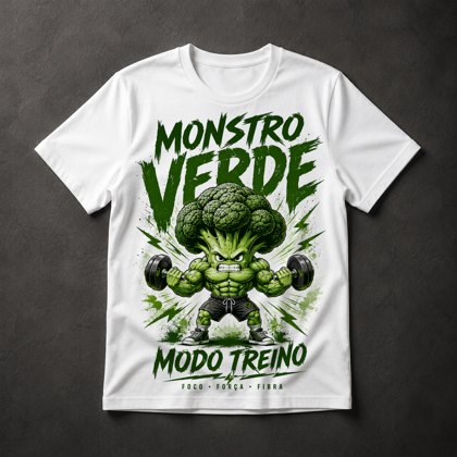 Camiseta Brócolis Monstro