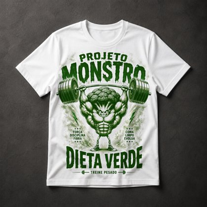 Camiseta Brócolis Monstro