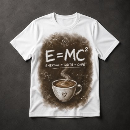 Camiseta Café Ciência