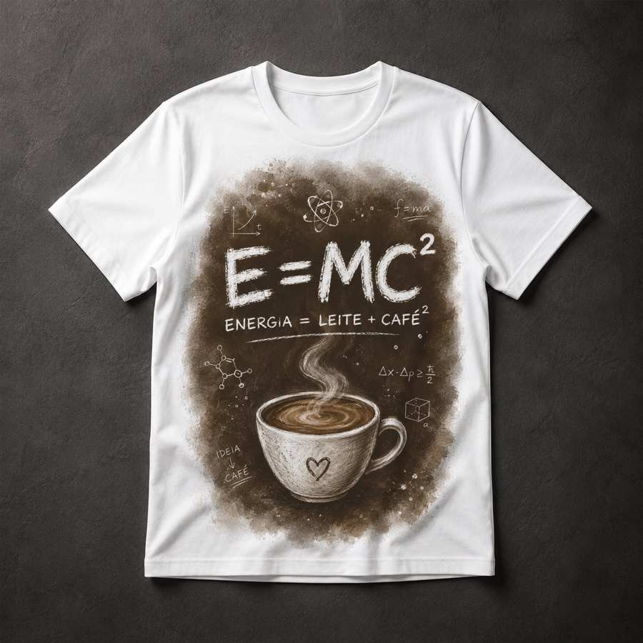 Camiseta Café Einstein