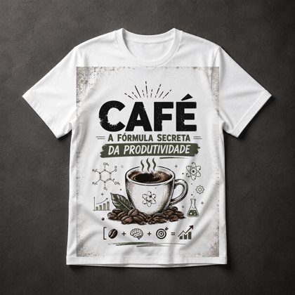Camiseta Café Produtividade