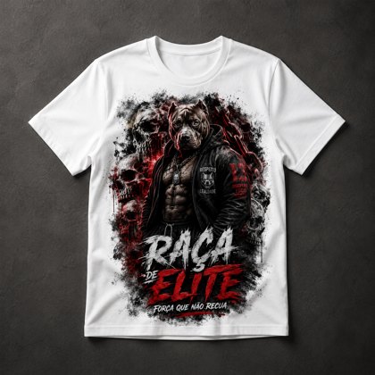 Camiseta Raça Elite Pitbull