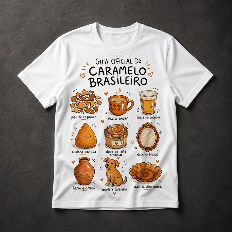 Camiseta Caramelo Brasileiro